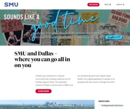 Smu.edu(SMU) Screenshot