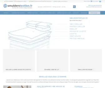 Smulderstextiles.fr(Linge de lit) Screenshot