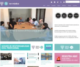 Smu.org.uy(El Sindicato Médico del Uruguay (SMU)) Screenshot