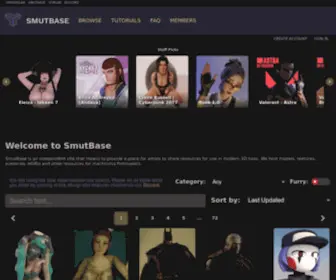 Smutba.se(Smutbase is an independent site) Screenshot
