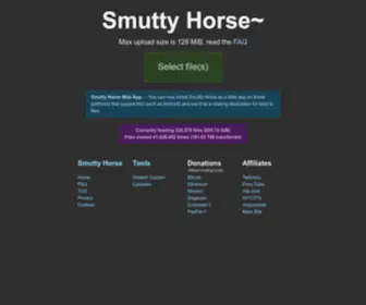 Smutty.horse(This site) Screenshot