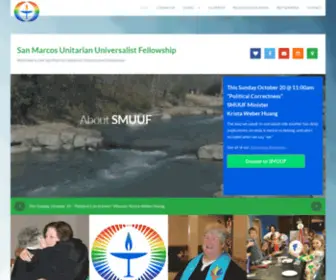 Smuuf.org(The Mission of the San Marcos Unitarian Universalist Fellowship) Screenshot