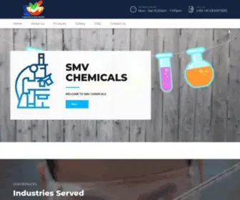 SMVchemicals.com(Chemical & paramaceutical Pvt Ltd) Screenshot