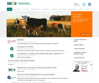 Smvu.com.uy(Sociedad de Medicina Veterinaria del Uruguay) Screenshot