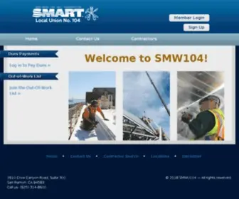 SMW104.org(Smart Local Union No) Screenshot