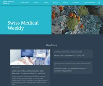 SMW.ch(Swiss Medical Weekly) Screenshot