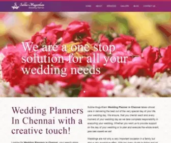 Smweddingplanners.com(Best Wedding Planners in Chennai) Screenshot