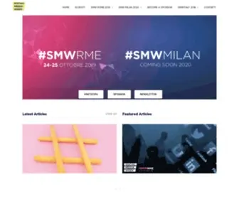 Smwitaly.it(Social Media Week Italy) Screenshot