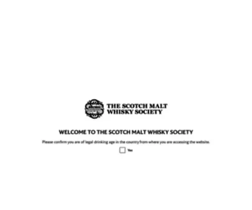 SMWS.co.uk(The Scotch Malt Whisky Society) Screenshot