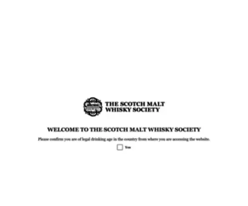 SMWS.nl(The Scotch Malt Whisky Society) Screenshot