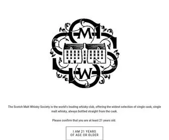 SMwsa.com(The Scotch Malt Whisky Society) Screenshot