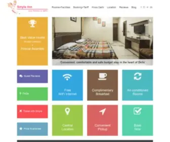 SMyleinn.com(Hostel in Central Delhi with Free Breakfast and WiFi) Screenshot