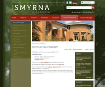 SMYrna-Library.com(City of Smyrna) Screenshot