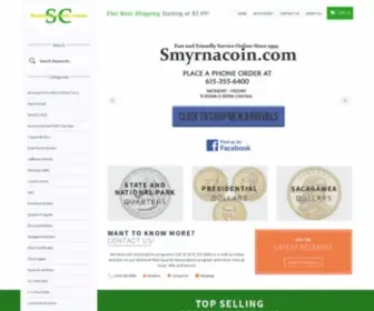 SMYrnacoin.com(Collectible Coins Silver Eagles Sacagawea Dollars Murfreesboro TN) Screenshot