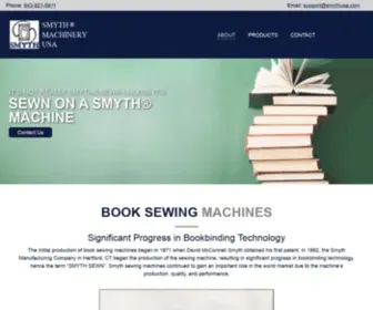 SMYthusa.com(SMYTH ®Book Sewing Machines) Screenshot