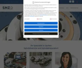 SMZ-Spindelservice.de(Systemlösungen für Spindeln) Screenshot