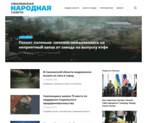 SN-Gazeta.ru(Смоленская народная газета) Screenshot