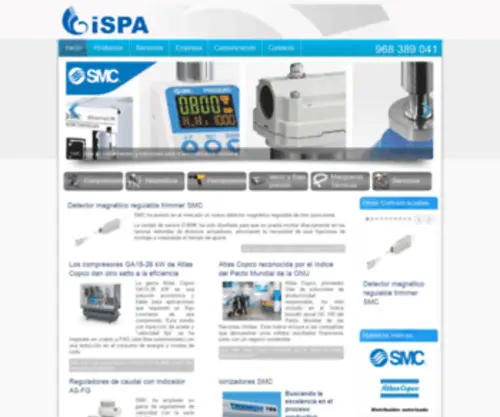 SN-Ispa.com(Suministros Neumaticos ISPA) Screenshot