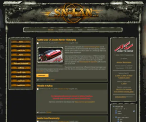 SN-Lan.de(SN-LAN ist eine private Gaming-Webseite für Spieler aus Schwerin (M-V)) Screenshot