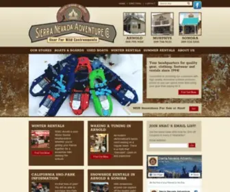 Snacattack.com(Sierra Nevada Adventure Co) Screenshot