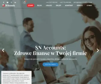 Snaccounts.co.uk(Księgowy w UK) Screenshot