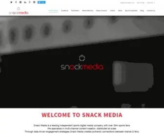 Snack-Media.com(Snack Media Home) Screenshot