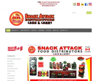 Snackattackdistributors.com(Cash and Carry Wholesale) Screenshot