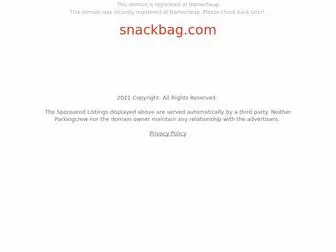 Snackbag.com(snackbag) Screenshot