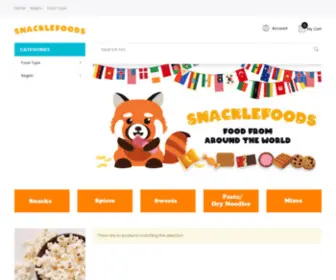 Snacklefoods.com(Snacklefoods) Screenshot