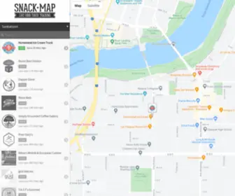 Snackmap.com(Snack Map) Screenshot