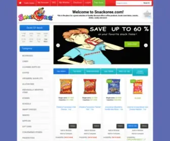 Snackoree.com(Quality Discount Products) Screenshot