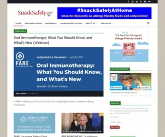 Snacksafely.com(We go beyond the label) Screenshot