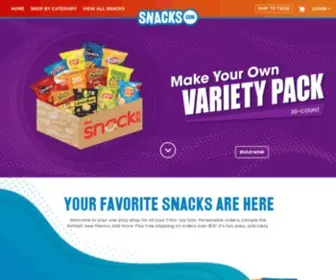 Snacks.com(FritoLay) Screenshot