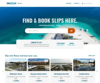 Snagaslip.com(Find Marinas and Rent Boat Slips Online) Screenshot