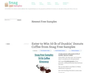 Snagfreesamples.com(Snag Free Samples) Screenshot