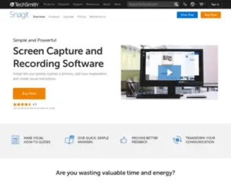 Snagit.com(Snagit for Workplace Communication) Screenshot