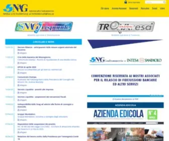 Snagnazionale.it(SNAG Sindacato Nazionale Autonomo Giornalai) Screenshot