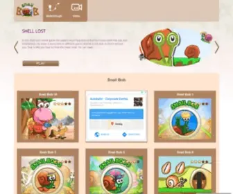 Snailb.com(Snail Bob Games) Screenshot