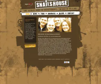 Snailshouse.de(Die offizielle SNAILSHOUSE website) Screenshot