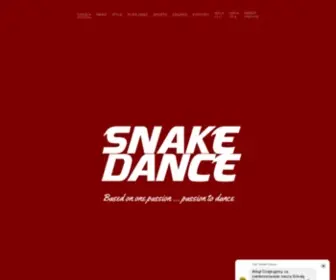 Snake-Dance.pl(SNAKE DANCE Szkoła Tańca Częstochowa) Screenshot