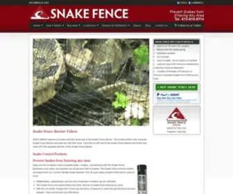 Snakefence.net(Snake Fence Systems) Screenshot