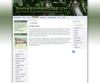 Snakeparadise.ch(Willkommen auf) Screenshot