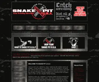 Snakepitusa.com(Catch Wrestling) Screenshot