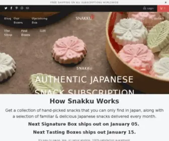 Snakku.com(Authentic Japanese Snacks) Screenshot