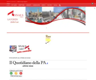 Snalsregionepuglia.it(Segreteria Regionale SNALS) Screenshot