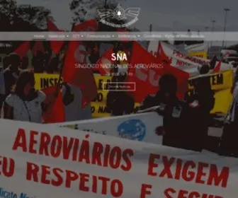 Sna.org.br(Sindicato Nacional dos Aeroviários) Screenshot