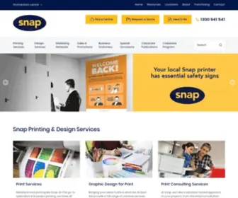 Snap.com.au(Do you have a printing job) Screenshot