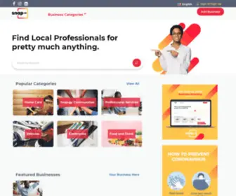Snap.gy(Online Business Directory in Guyana) Screenshot