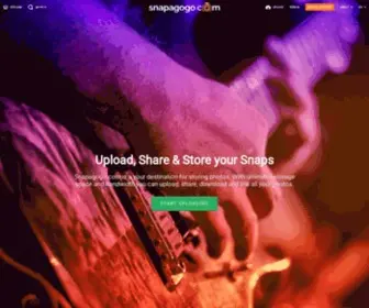 Snapagogo.com(Store and host your photos and images online for free) Screenshot
