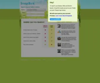 Snapbird.org(Snap Bird) Screenshot